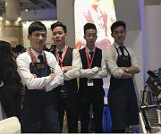 2017年3月9日【第46屆中國(廣州)國際美博會】王燦杰、肖棟元、楊瑞宏、朱歡洪被聘請為咖啡師演出嘉賓！